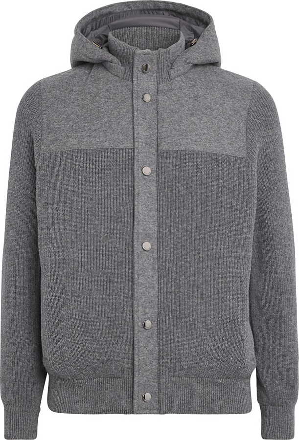 Fioroni Cashmere Virgin Wool-Cashmere Down Jacket