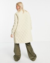Thumbnail for your product : Brave Soul orlando diamond quilted coat