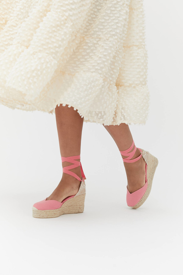 castaner pink espadrilles