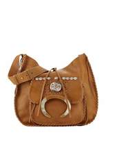 Thumbnail for your product : Ralph Lauren Whipstitched Leather Hobo Bag, Tan