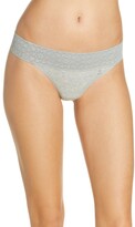 Thumbnail for your product : Tommy John Cool Cotton Lace Thong