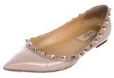 Thumbnail for your product : Valentino Rockstud Patent Leather Ballet Flats