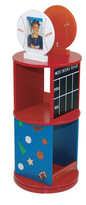 Thumbnail for your product : Levels of Discovery All Star Sports Revolving 34.5" Bookcase