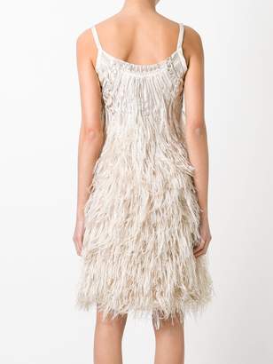 Alberta Ferretti feather dress