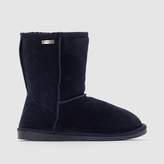 LES TROPEZIENNES PAR M.BELARBI Snow Fur-Lined Leather Ankle Boots