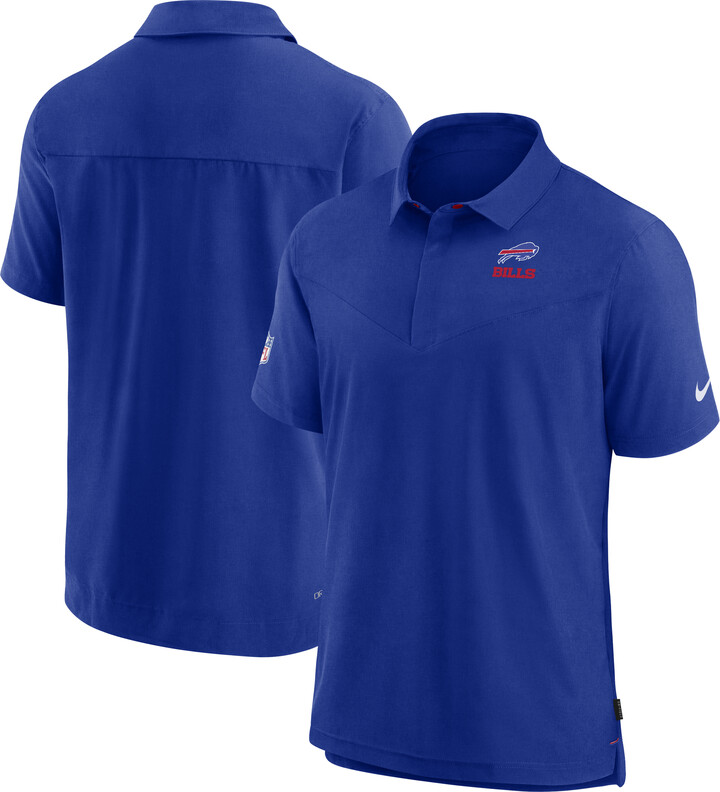 Men's Nike Royal Buffalo Bills 2022/23 Sideline Lockup Performance Polo