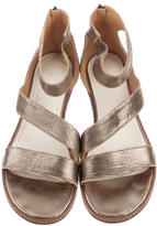 Thumbnail for your product : Maison Margiela Metallic Multistrap Sandals