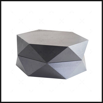 George Oliver 36.61'' Retro Style Polygon Flip Top Coffee Table