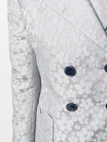 Thumbnail for your product : ALEXACHUNG Double-Breasted Floral Blazer