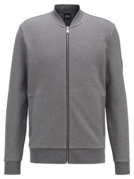 hugo boss zip through sweatshirt