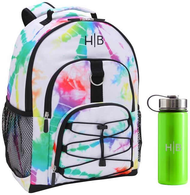 pottery barn tie dye backpack