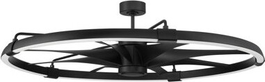 Craftmade 52" Axel Indoor/Outdoor 8 - Blade Standard Ceiling Fan with Remote Control and Light Kit Included