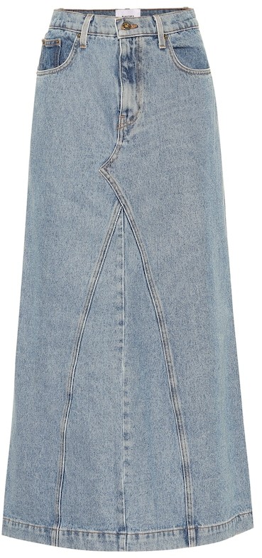 nanushka denim skirt