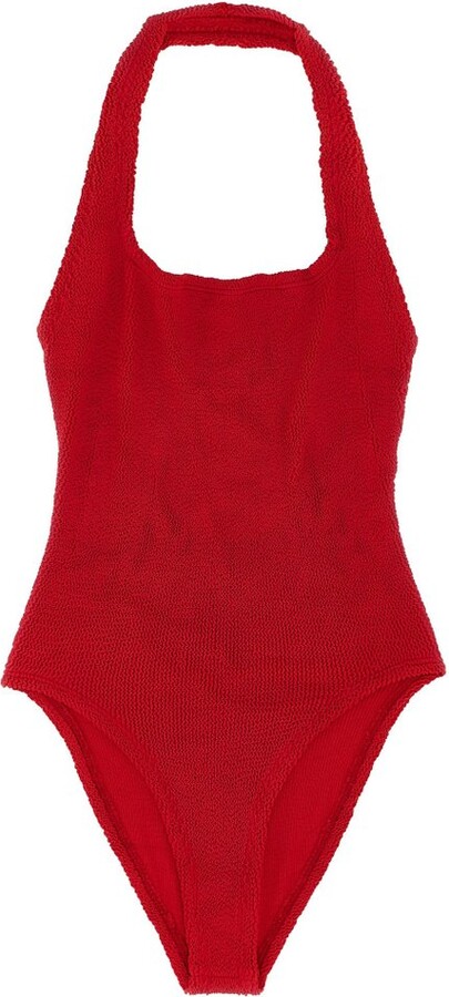 Hunza G Sandy Crinkle One-Piece Swimsuit