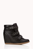 Thumbnail for your product : Forever 21 Total Stud Wedge Sneakers