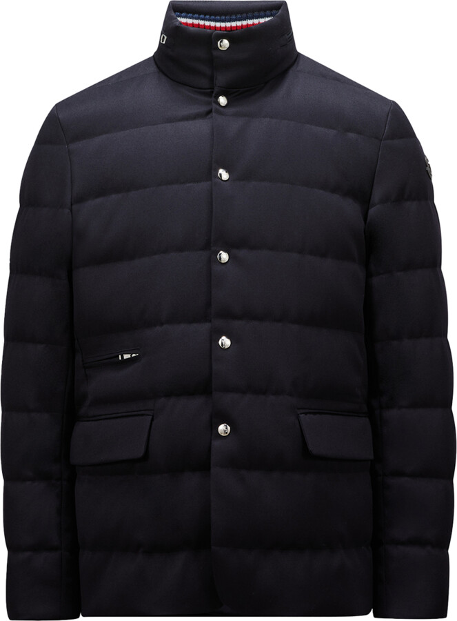 Moncler Collection Moncler Bess Hooded Wool Short Down Jacket, Men,