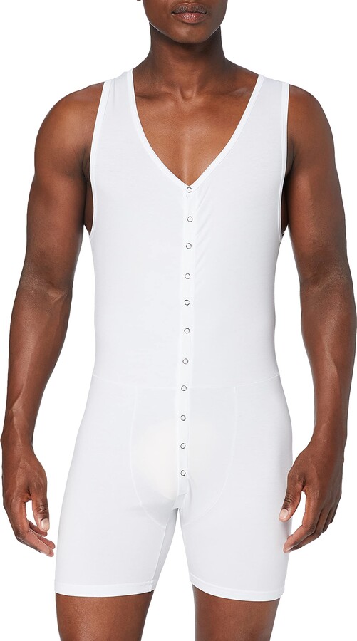 Doreanse Men's 5002 Boxer Body Suit (White/M) - ShopStyle