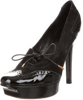 Thumbnail for your product : Gucci Patent Leather Platform Booties