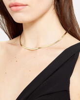 Thumbnail for your product : Argentovivo Herringbone 18k Vermeil Necklace