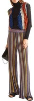 Thumbnail for your product : Missoni Cropped Fringed Metallic Stretch-knit Vest