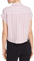 Thumbnail for your product : Rails Amelie Cropped Tie-Front Shirt