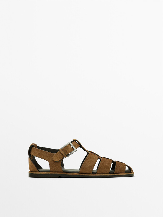 ★ Massimo Dutti★ buckle detail heel sandals 11636650800 ☆ Massimo Dutti☆ buckle detail heel sandals 11636650800