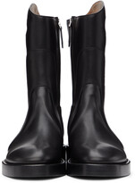 Thumbnail for your product : Burberry Black Leather Pocket Boots