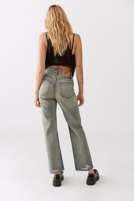BDG High-Waisted Cowboy Jean - Vintage Distressed - ShopStyle