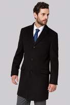 Thumbnail for your product : Moss Bros Tailored Fit Black Epsom