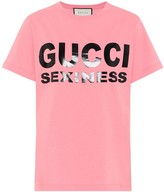 Thumbnail for your product : Gucci Printed cotton T-shirt