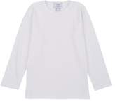 Thumbnail for your product : Baby CZ KIDS' COTTON LONG-SLEEVE T-SHIRT-WHITE SIZE 6