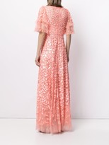 Thumbnail for your product : Needle & Thread Aurelia short-sleeved gown
