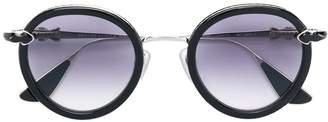 Chrome Hearts round frame sunglasses