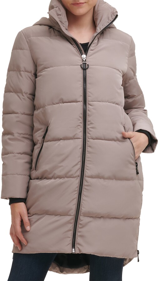 down feather puffer coat
