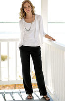 Thumbnail for your product : J. Jill Linen-blend drape cardigan