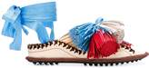 Thumbnail for your product : Carven tasselled colour-block sandals