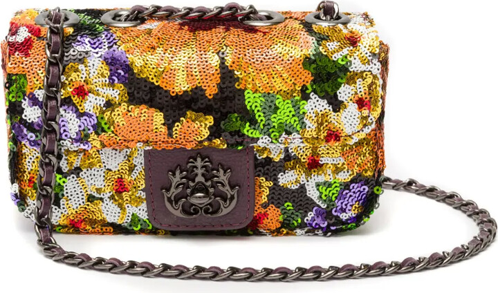 Isla mini Anne sequinned shoulder bag