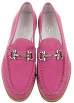 Thumbnail for your product : Ferragamo Suede Gancini Loafers