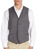Thumbnail for your product : Vince Camuto Melange & Flannel Wool Vest