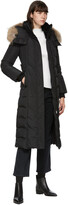 Thumbnail for your product : Mackage Black Down & Fur Maxi Jada Coat