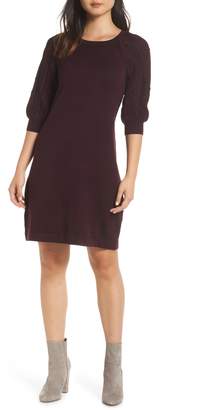 Eliza J Cable Sleeve Sweater Dress