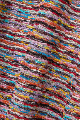 Missoni Mare Crochet-knit Mini Dress - Purple