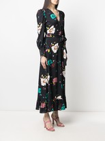 Thumbnail for your product : La DoubleJ Floral Flared Midi Dress