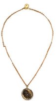 Thumbnail for your product : Lulu Frost Studded Floral Engraved Pendant Necklace