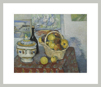 Red Barrel Studio Still Life with Soup Tureen by Paul Cézanne -Framed Giclee Print