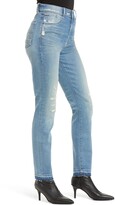 Thumbnail for your product : G Star Kafey Distressed Ultra High Waist Released Hem Skinny Jeans