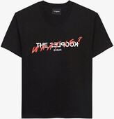Thumbnail for your product : The Kooples Logo-print cotton-jersey T-shirt