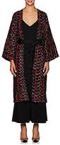 Thumbnail for your product : Zero Maria Cornejo Women's Oki Jacquard-Knit Fil Coupé Long Coat - Black, Rouge, White pepper