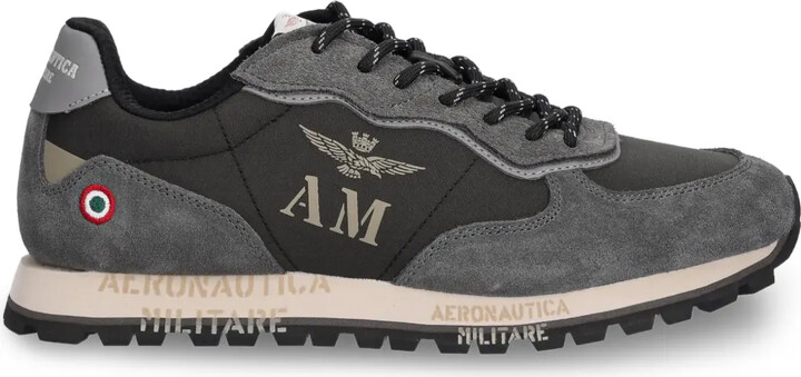 Aeronautica Militare Logo-Print Sneakers