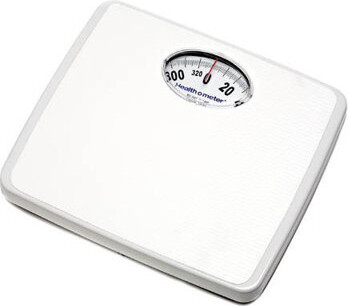 Health o Meter Square Analog Health-O-Meter Scale in White